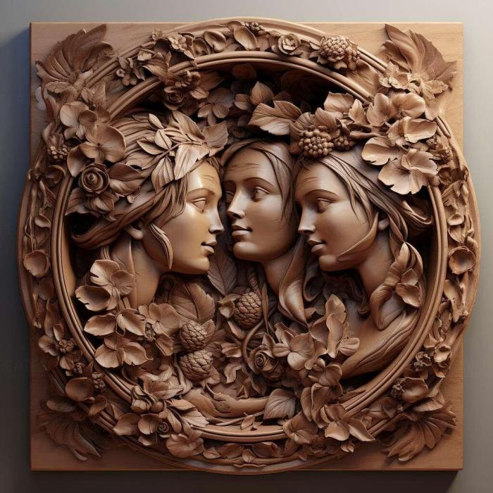 نموذج ثلاثي الأبعاد لآلة CNC 3D Art 